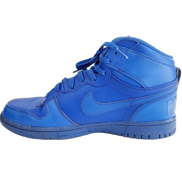 Nike Big Nike High Game Royal 336608-440 Men’s 12 Blue Leather 2016 INVRM - Picture 5 of 8